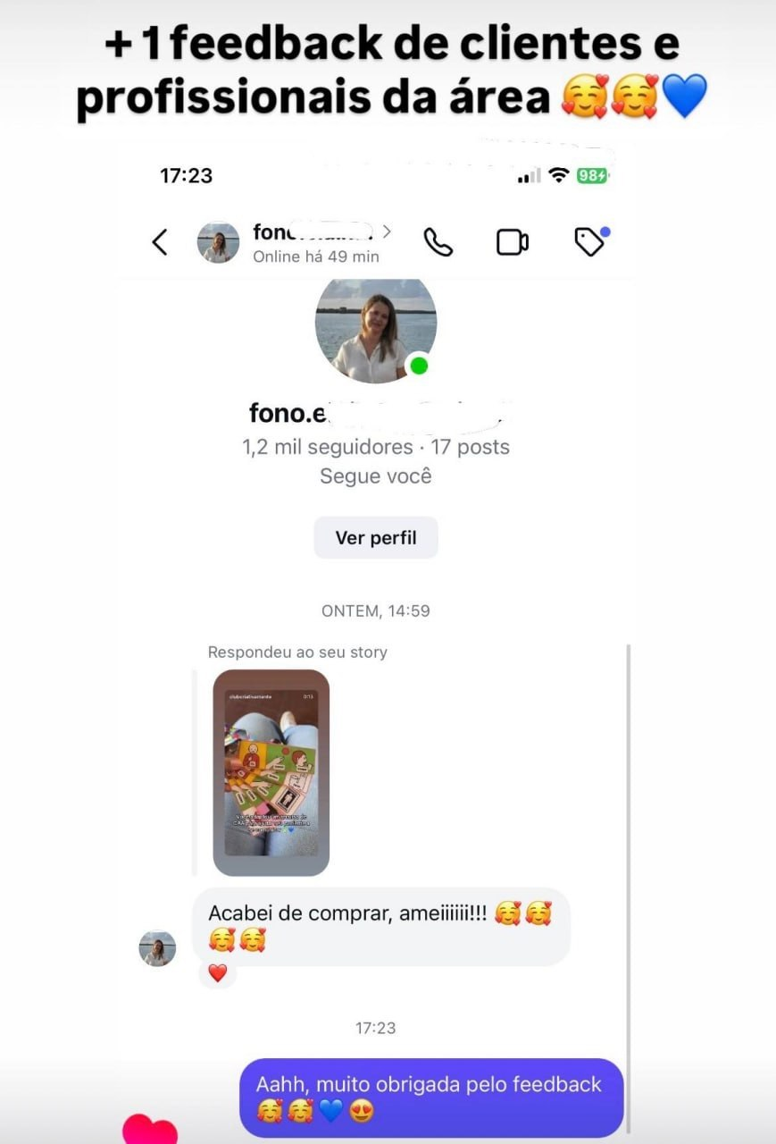 Print de feedback real de cliente 3