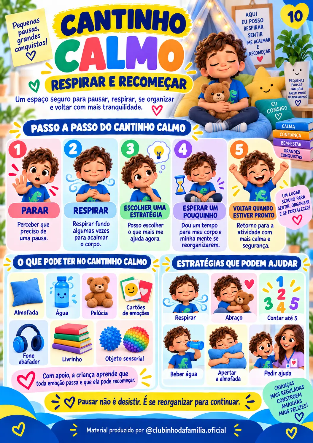 Recurso visual Cantinho Calmo